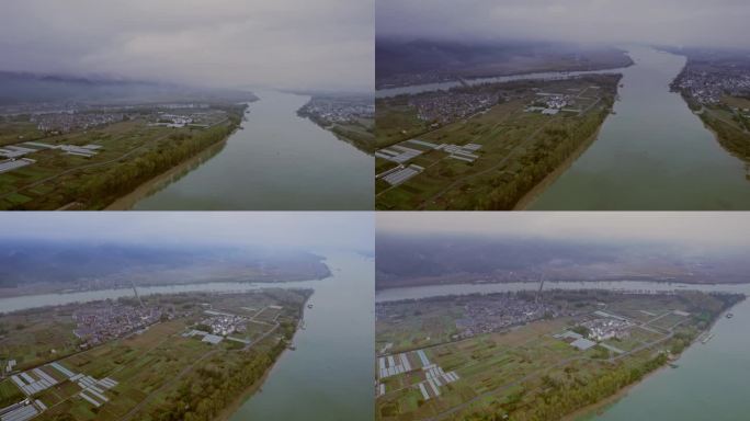 烟雨桐洲岛