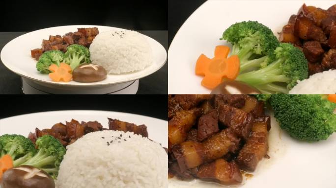 台湾美食卤肉饭预制菜 红烧肉盖饭