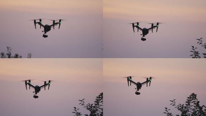 无人机飞行器拍摄清晨早晨傍晚拍摄