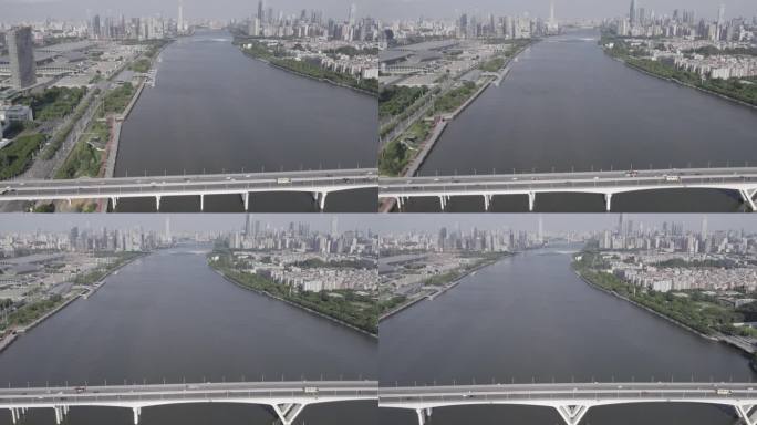 广州航拍琶洲大桥