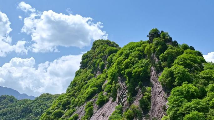 秦岭翠华山龙脊梁航拍