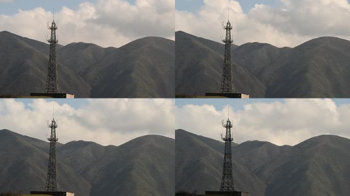 （4K 25P）山顶基站信号塔