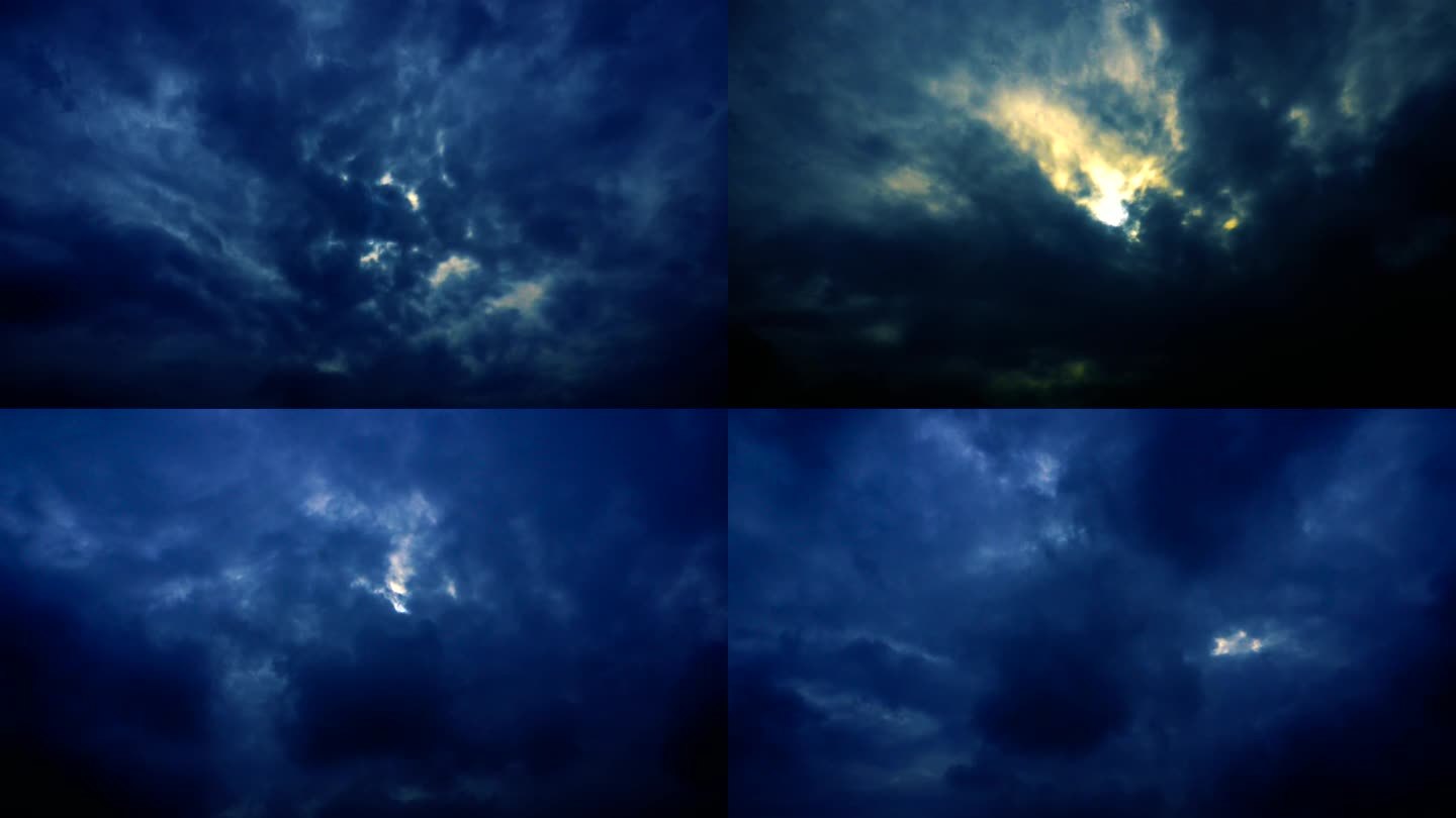 天空乌云延时，魔幻仙境云，天空延时