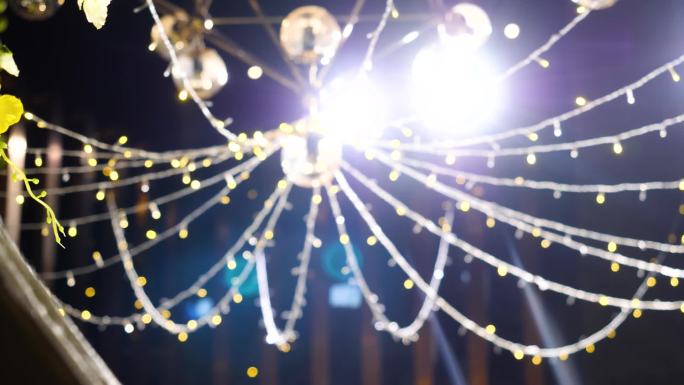 婚礼布置派对布置串灯满天星LED小彩灯