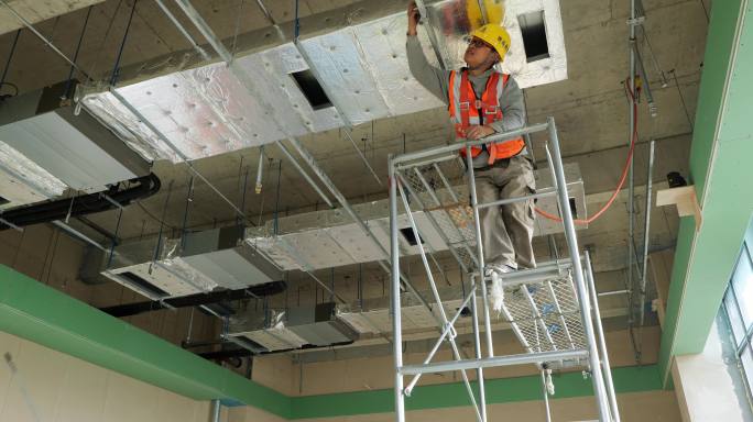 建筑内部装修安装空调吊顶安装消防系统1