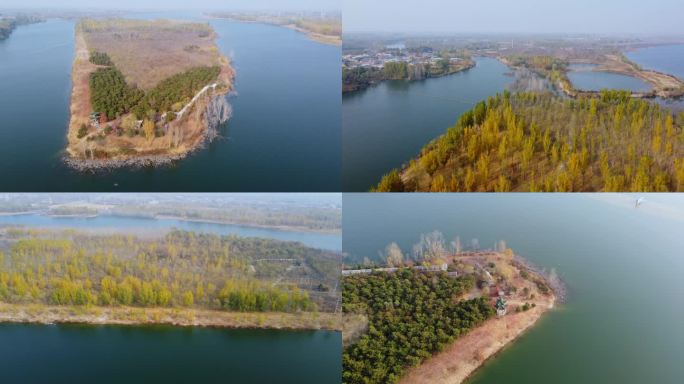 [4K]航拍素材.北京顺义新城生态公园