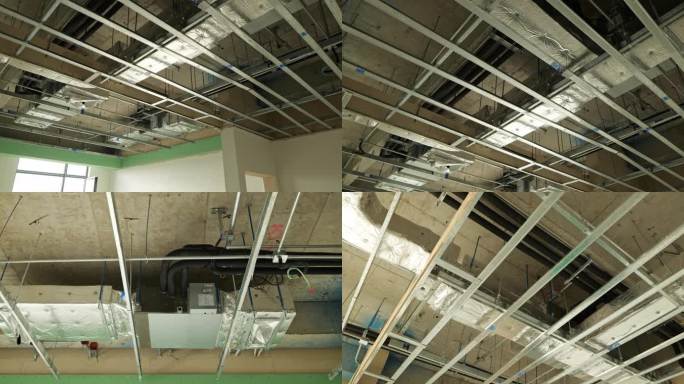 建筑内部装修安装空调吊顶安装消防系统4