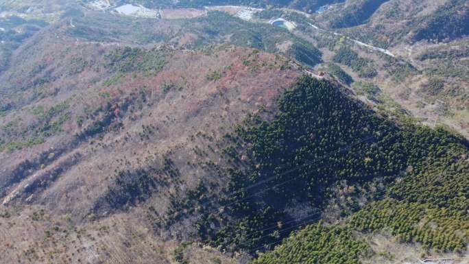 [4K]航拍素材.北京昌平蟒山秋色