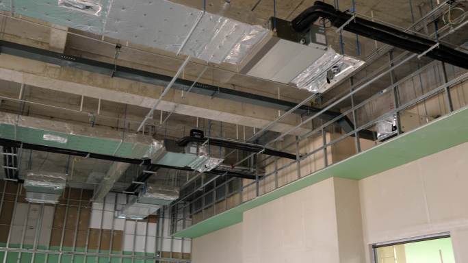 建筑内部装修安装空调吊顶安装消防系统3