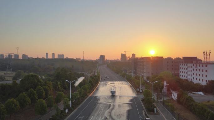 洒水车 市政