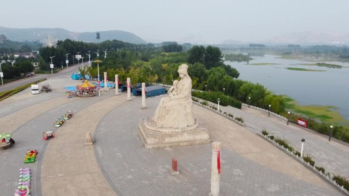 唐山滦县 滦州滦河妈祖石像