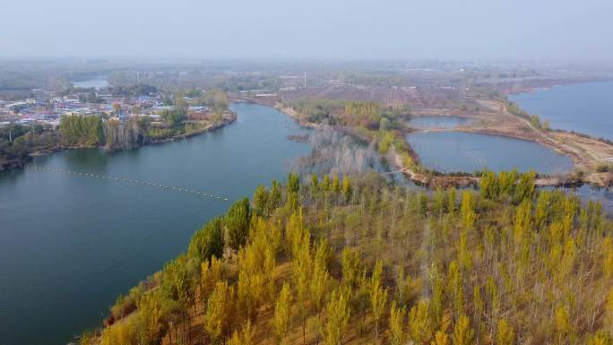4K航拍短片.北京顺义新城生态公园