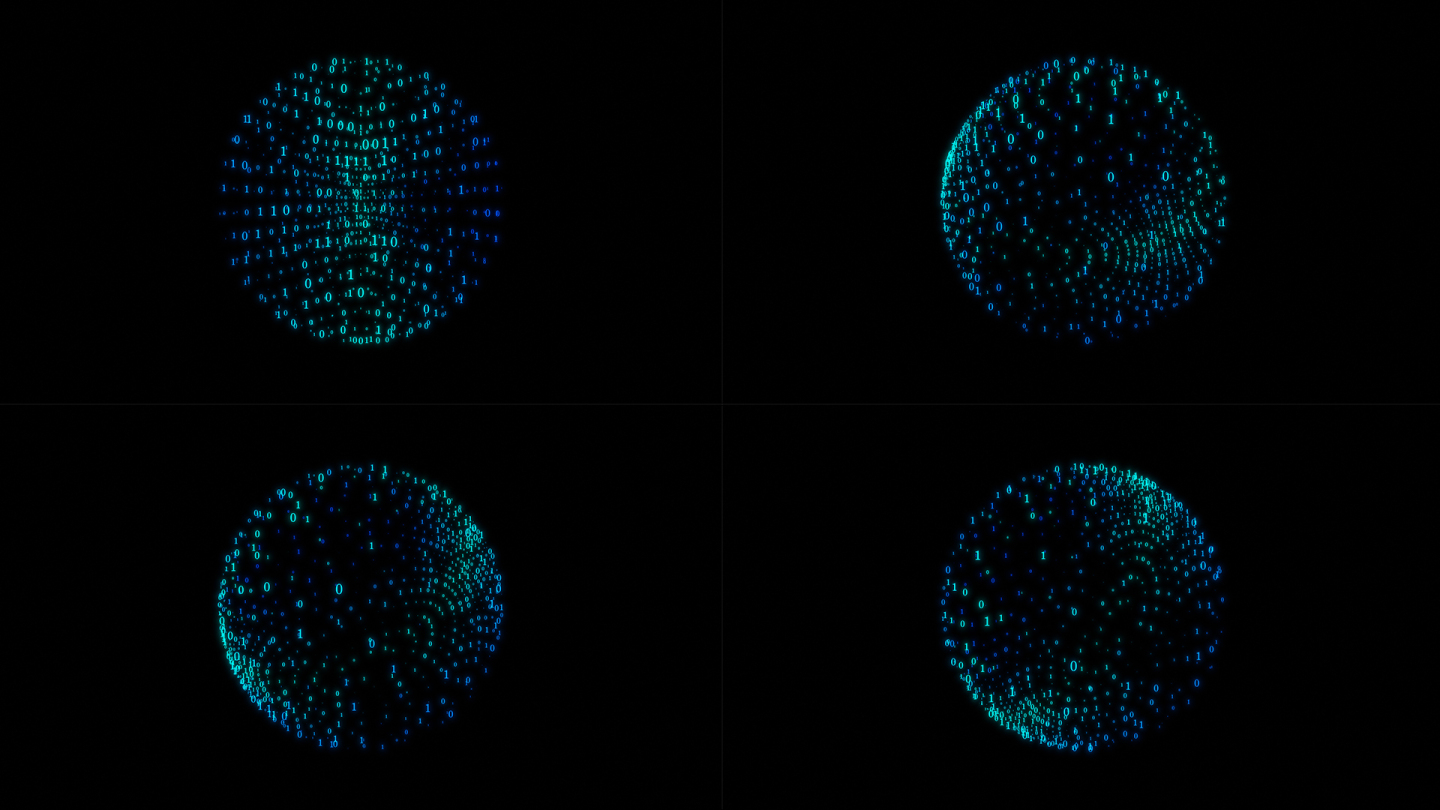 代码数字球体带通道