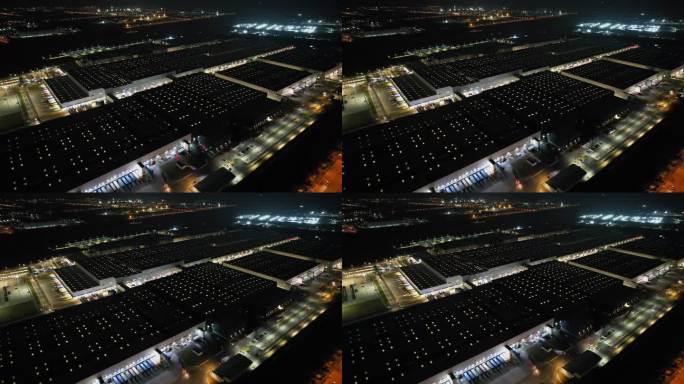 上海特斯拉工厂建筑货运仓库