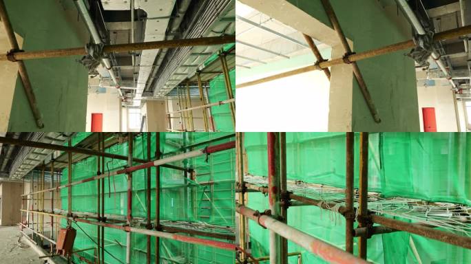 建筑内部装修安装空调吊顶安装消防系统5