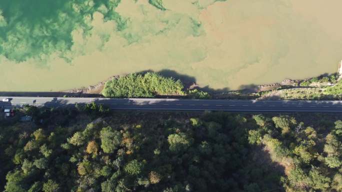 四川攀枝花盐边县雅砻江安宁河交汇处