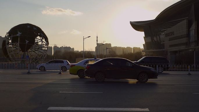 马路街道城市街拍道路