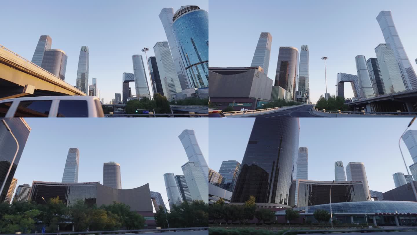 大气震撼CBD 中国尊 国贸 央视大楼