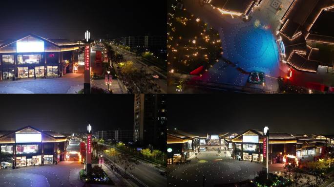 杭州百联奥特莱斯广场夜景