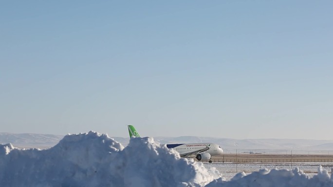 C919飞行素材