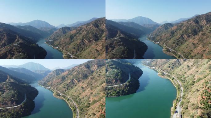 四川攀枝花盐边县雅砻江安宁河交汇处