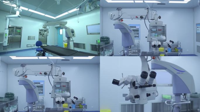眼科医院手术室设备空镜