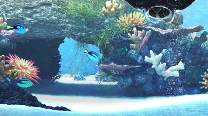 8K梦幻海底世界超宽屏LED素材