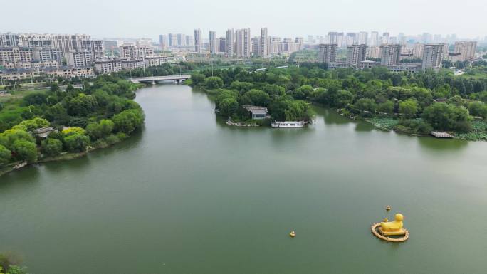 唐山环城水系 被环城河包围的城市