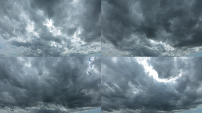 风暴云时间流逝流动的云意向抽象