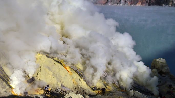 Kawah Ijen火山口湖