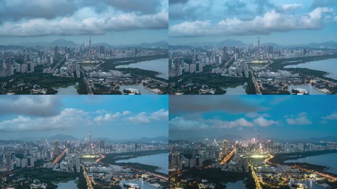 中国深圳城市风光建筑风景