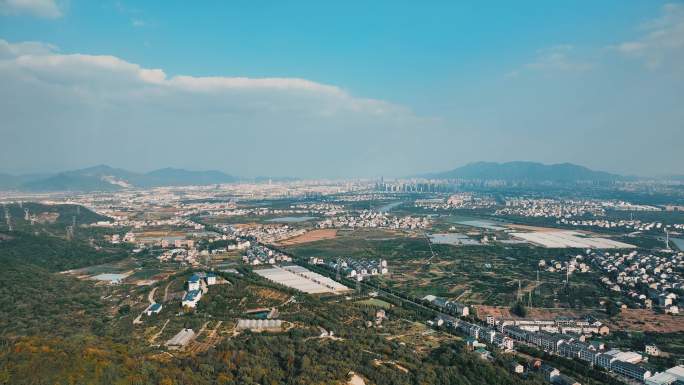 台州城市航拍大景黄岩