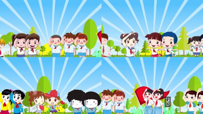 红领巾相约中国梦配乐视频