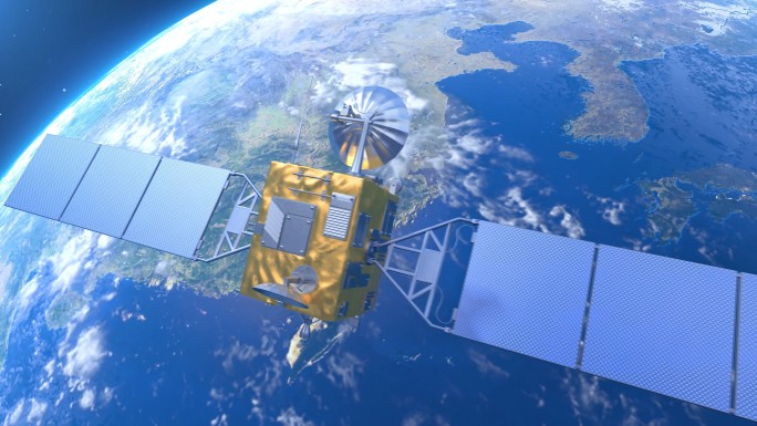 北斗卫星导航遥感卫星组网GPS导航定位