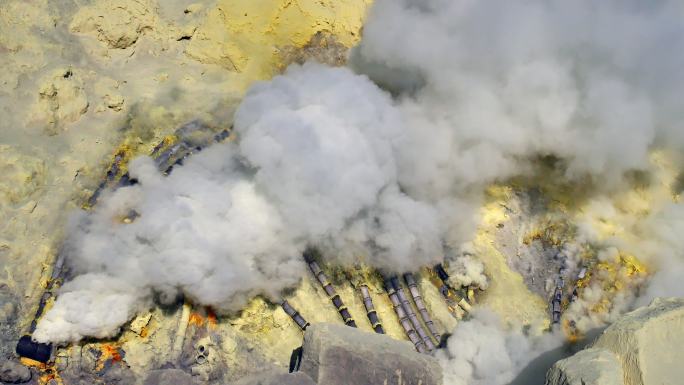 Kawah Ijen火山口湖