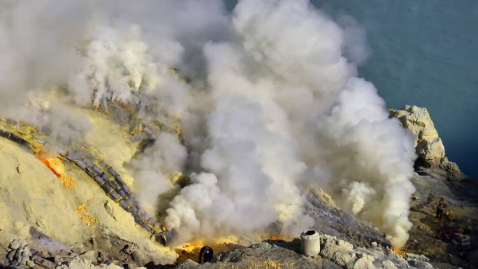 Kawah Ijen火山口湖