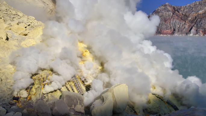 Kawah Ijen火山口湖