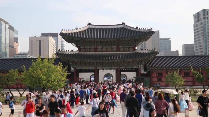 韩国首尔庆北宫入口