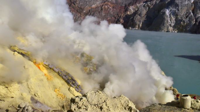 Kawah Ijen火山口湖