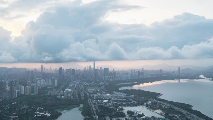 中国深圳城市风光建筑风景