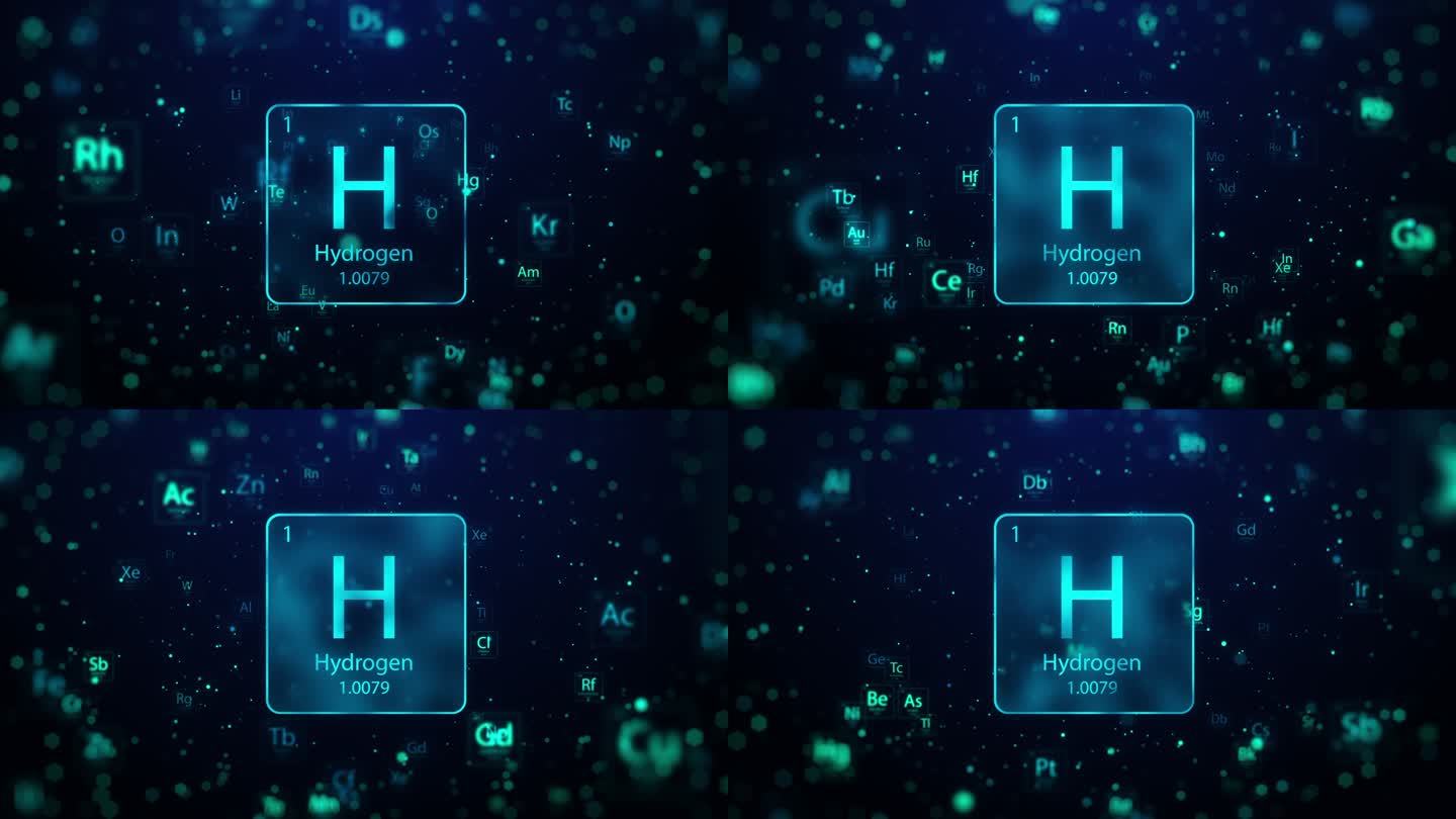 元素周期表-氢元素特写