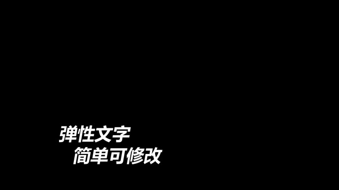 10组常用弹性文字动画