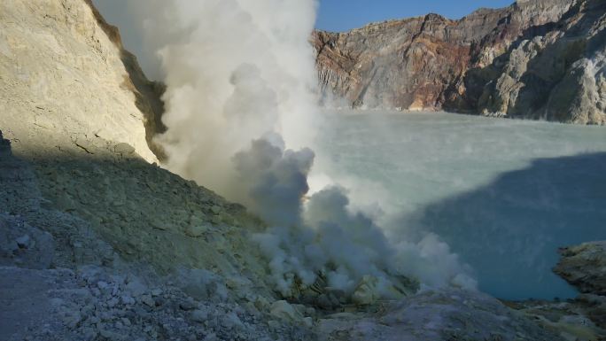 Kawah Ijen火山口湖