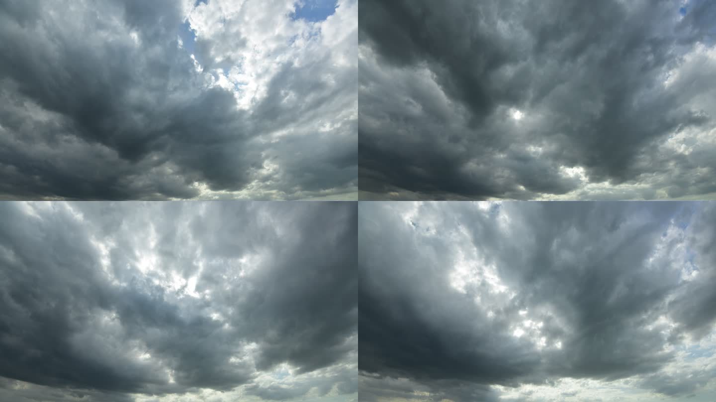 风暴云时间流逝流动的云意境抽象