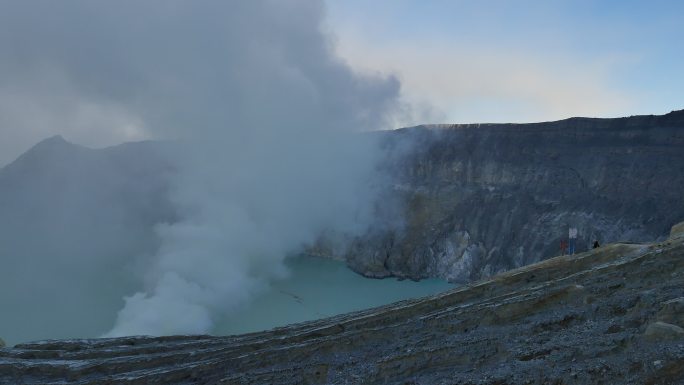 Kawah Ijen火山口湖