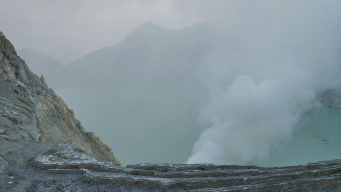 Kawah Ijen火山口湖