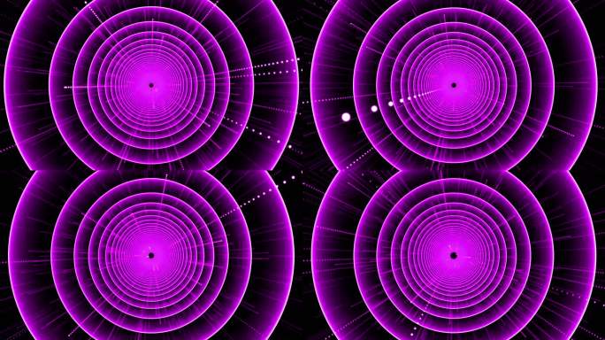 4K粒子正方形空间感穿梭粉紫色20