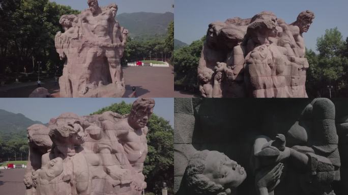 重庆红岩纪念馆雕塑4K 宣传片 汇报片