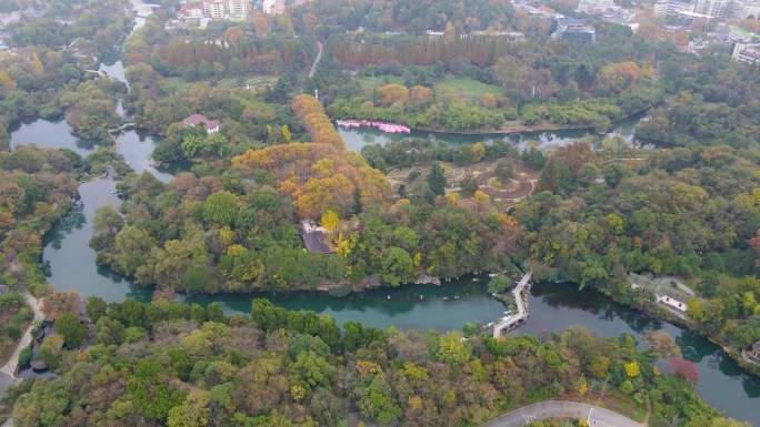 贵州 花溪 花溪公园 花溪城区 湖边公园