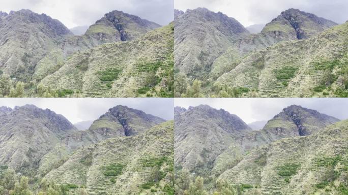 山景，圣谷，秘鲁4K山间高山